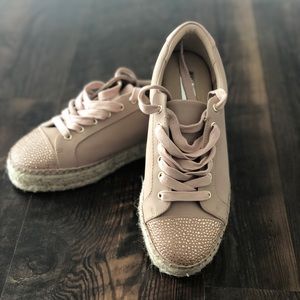 Espadrilles, sparkly, pink, cute, girly